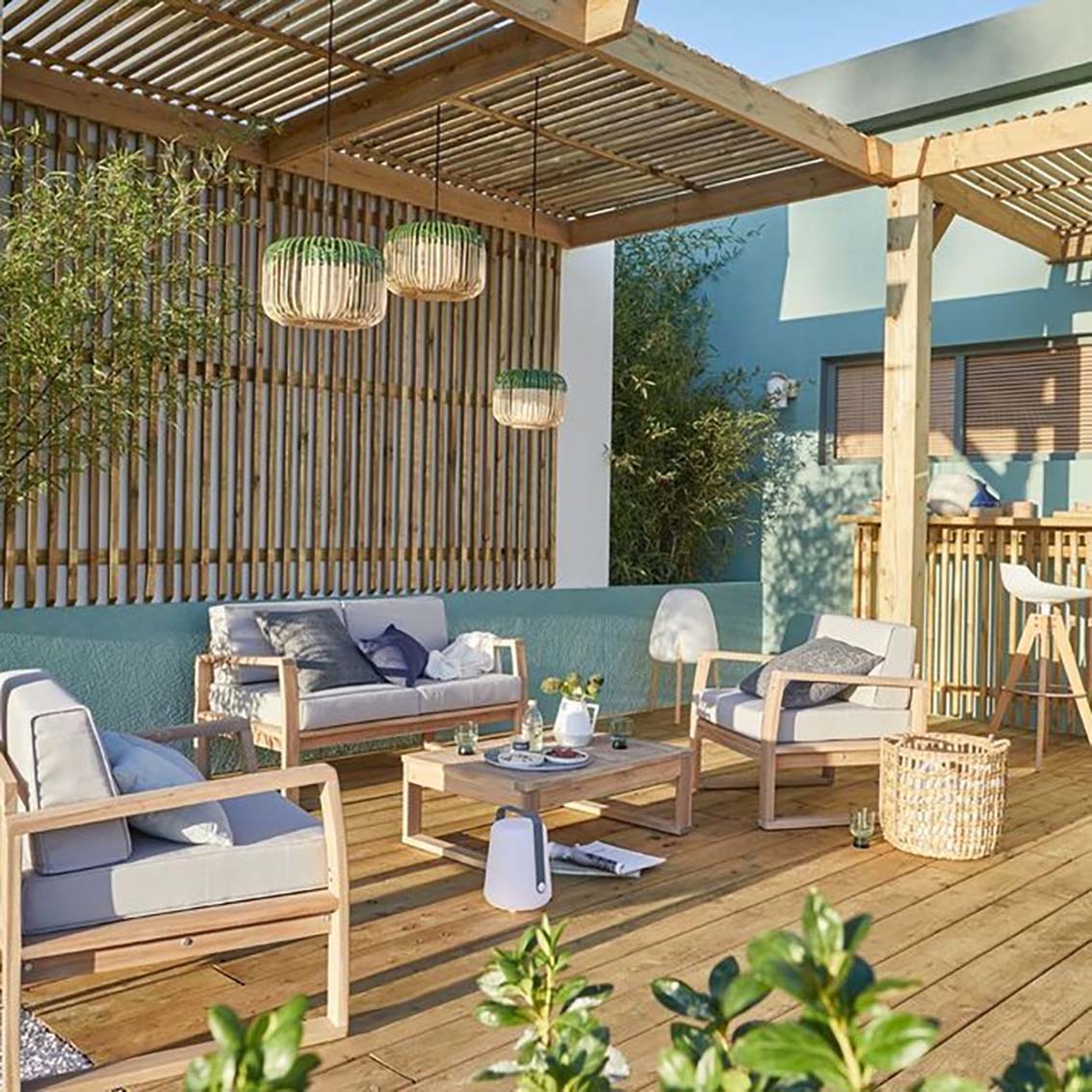 3 idées de terrasse pour un jardin cosy